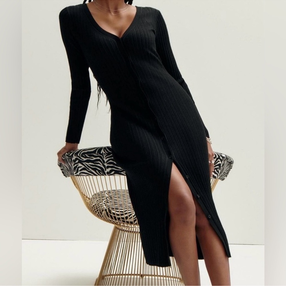 NWT! LITA By Ciara Black Long Cardigan, Size XS, MSRP.$298